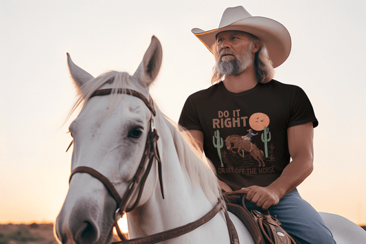 Do It Right or Get off the Horse - T-Shirt - The Pura Vida Co.