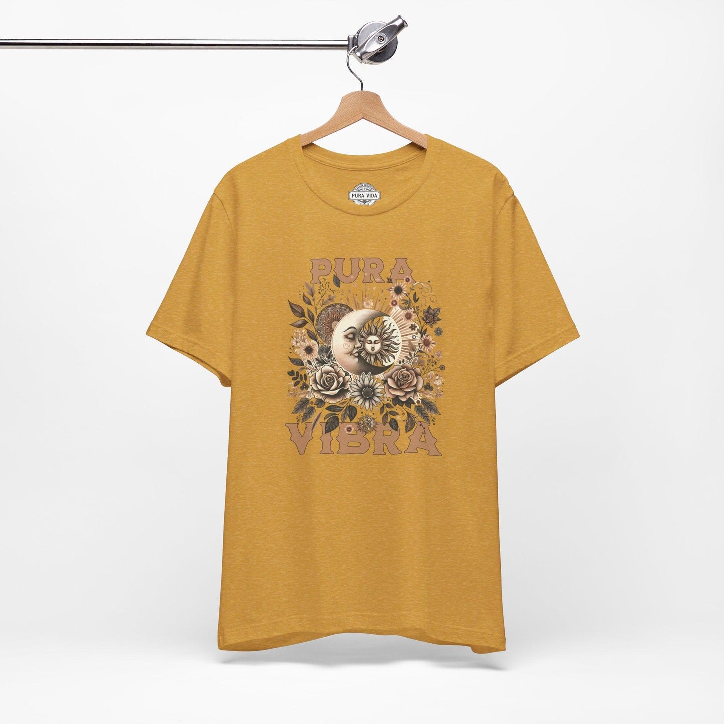 Pura Vibra Sun and Flower T-Shirt - The Pura Vida Co.