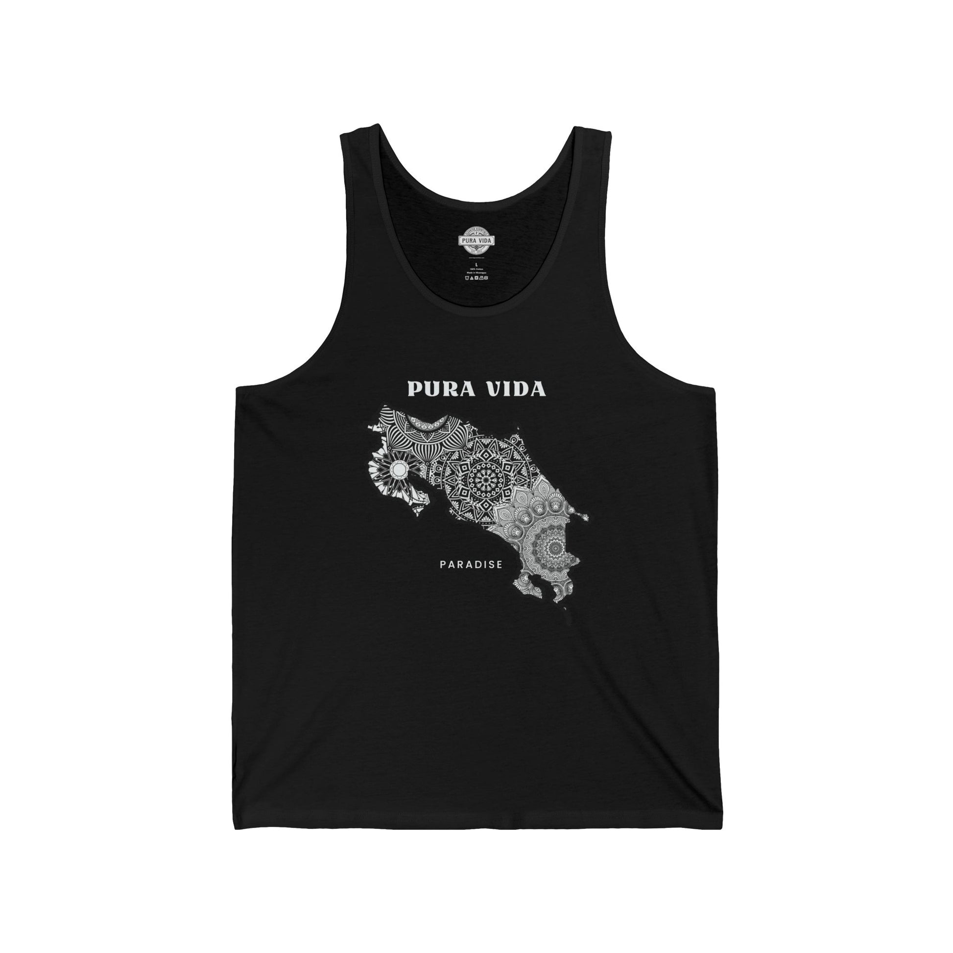 Pura Vida, Paradise: Costa Rica Tank Top - Classic, Soft, and Comfortable - The Pura Vida Co.