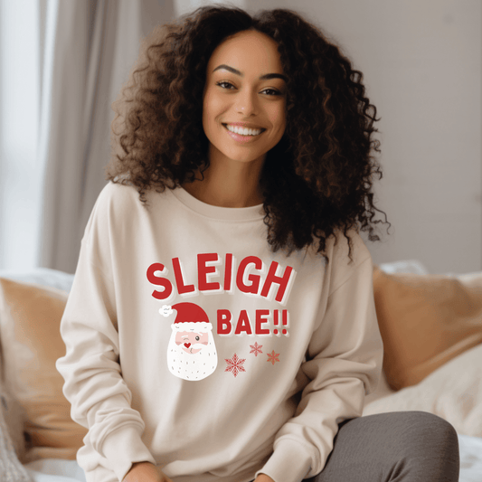 Sleigh Bae Christmas Sweater - The Pura Vida Co.